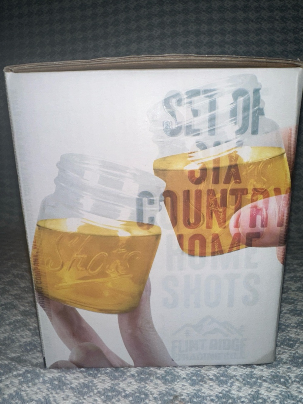 Cheers Mini Mason Jars Clear Glass Shot Glasses Set Of 6 2oz.